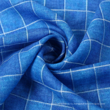 Смешанная ткань из ткани для клетчатки с искусственным шелком с цифровым принтом также для женщин платье